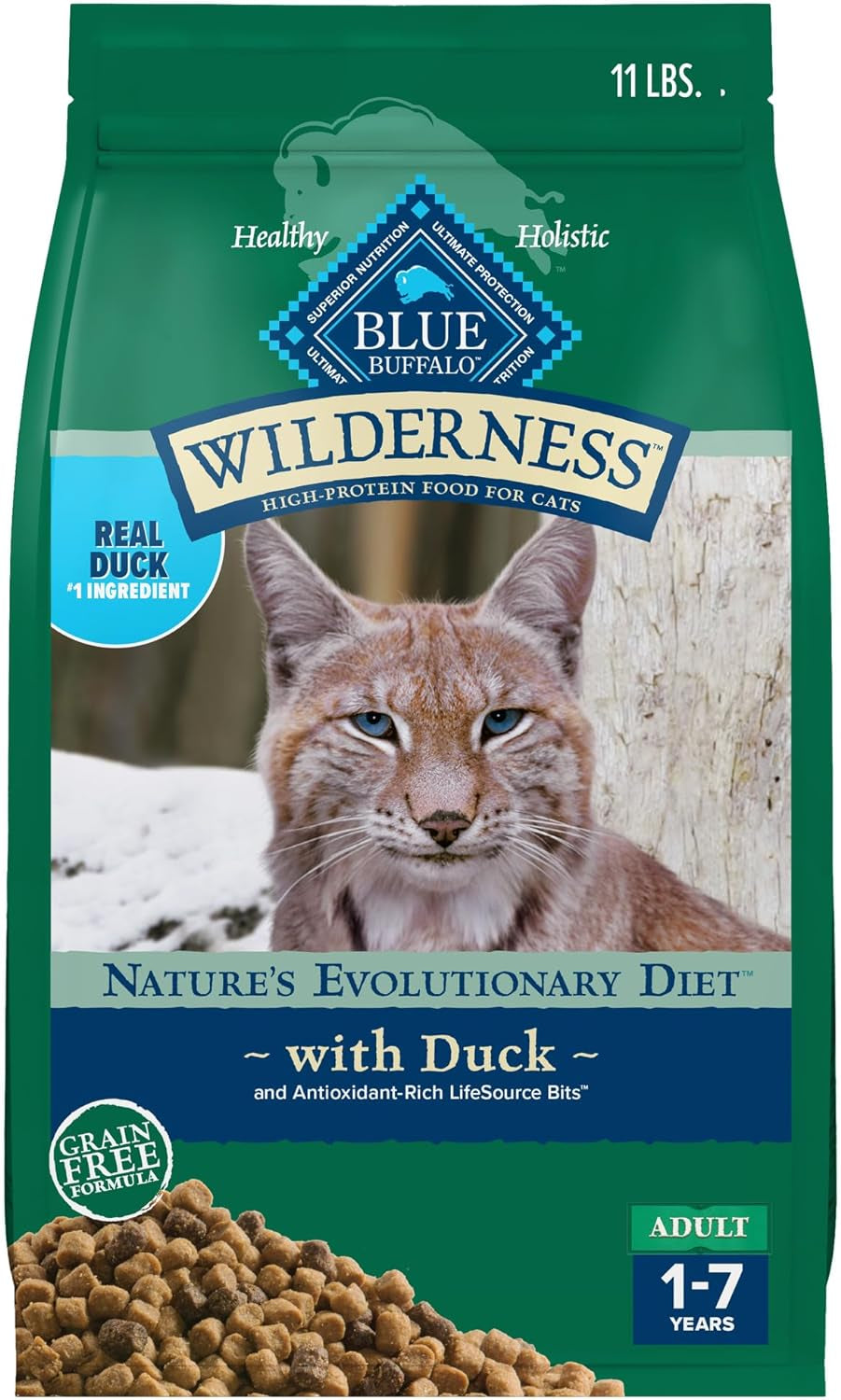 Wilderness High Protein Grain Free, Natural Adult Dry Cat Food