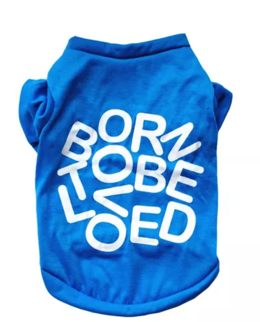 Born to Be Loved T-Shirt Blue