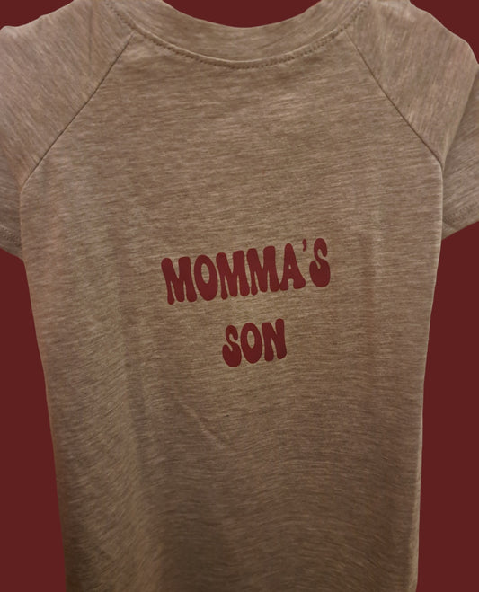 Customized Graphic T-Shirt Vest - Momma's Son