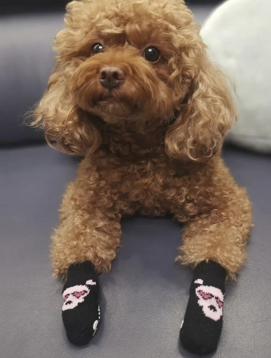 Anti Slip Dog Socks